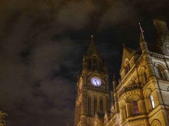 Manchester: Town Hall - Imagen:  Smabs Sputzer  CC Yb 2.0